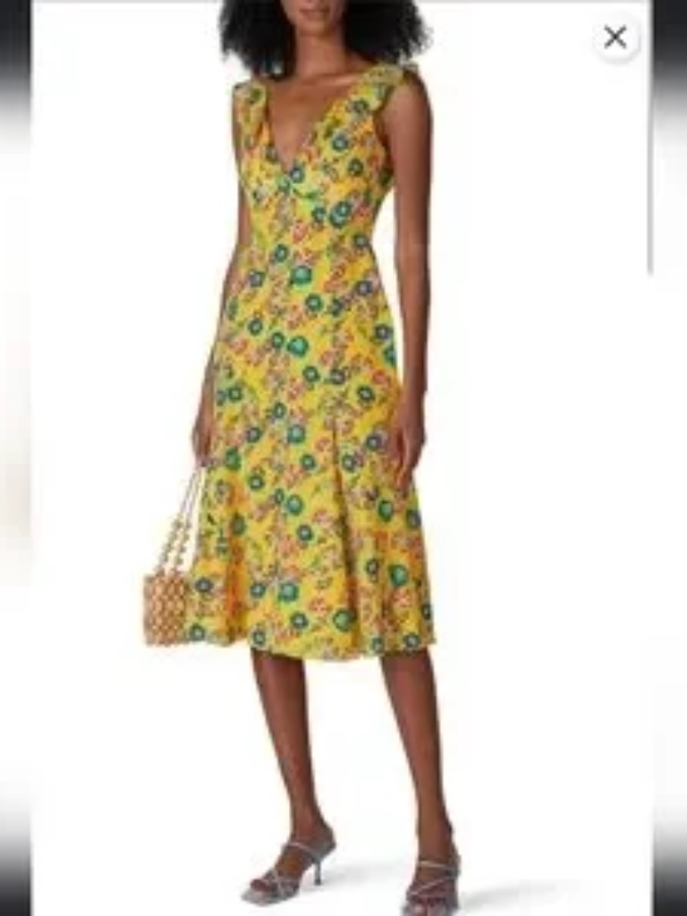 Saloni - Holly Midi Dress Size 8l